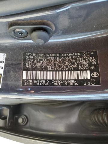 Photo 10 from auction – 2013 TOYOTA PRIUS with VIN JTDKN3DU2D5588114
