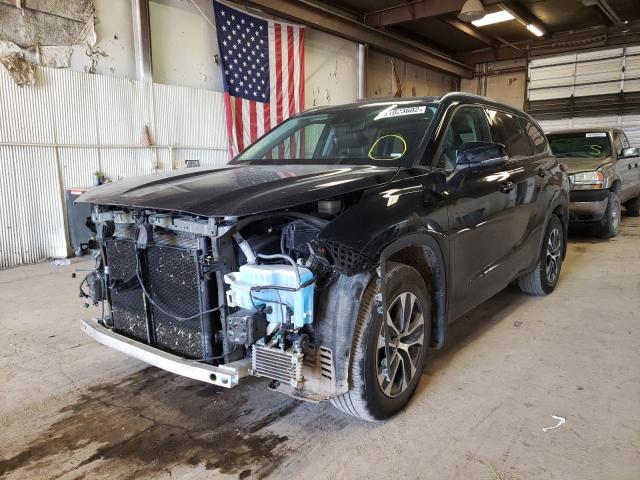 Photo 2 from auction – 2021 TOYOTA HIGHLANDER with VIN 5TDGZRBH1MS071738