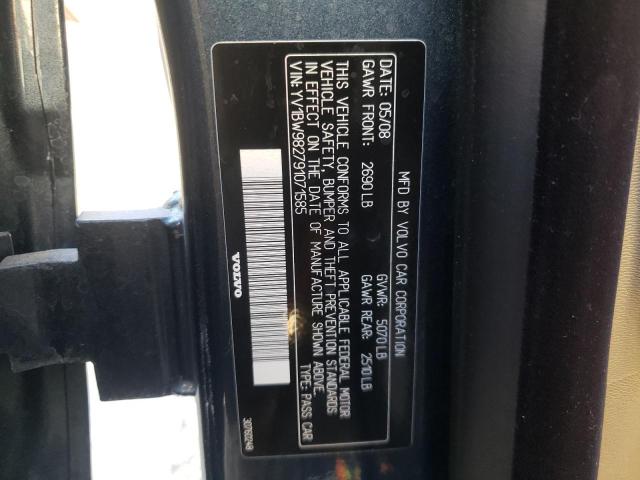 Photo 10 from auction – 2009 VOLVO V70 3.2 with VIN YV1BW982791071585