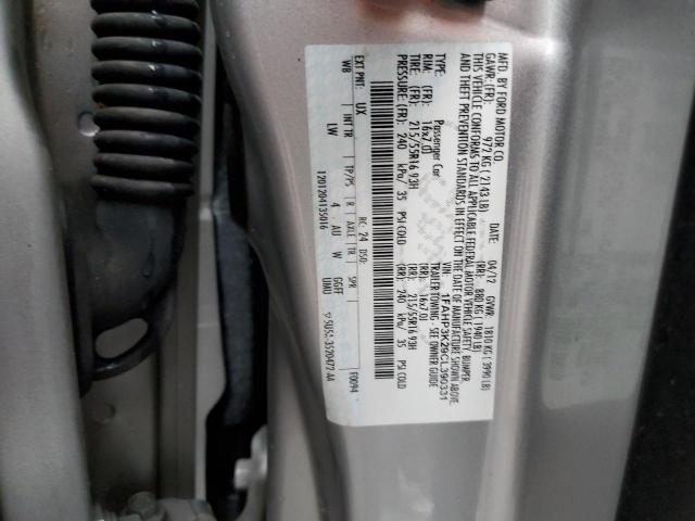 Photo 10 from auction – 2012 FORD FOCUS SE with VIN 1FAHP3K29CL390331