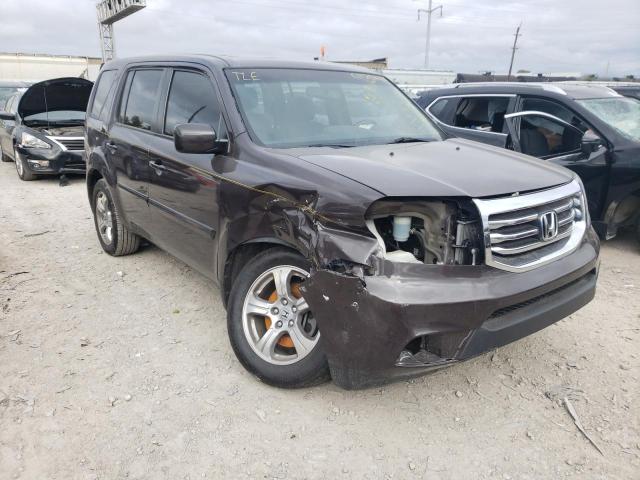 HONDA PILOT EXL 2012 with VIN 5FNYF4H52CB083106 - Photo from auction