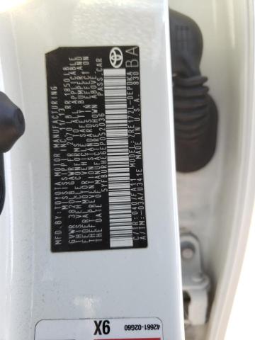 Photo 10 from auction – 2014 TOYOTA COROLLA L with VIN 5YFBURHE6EP052036