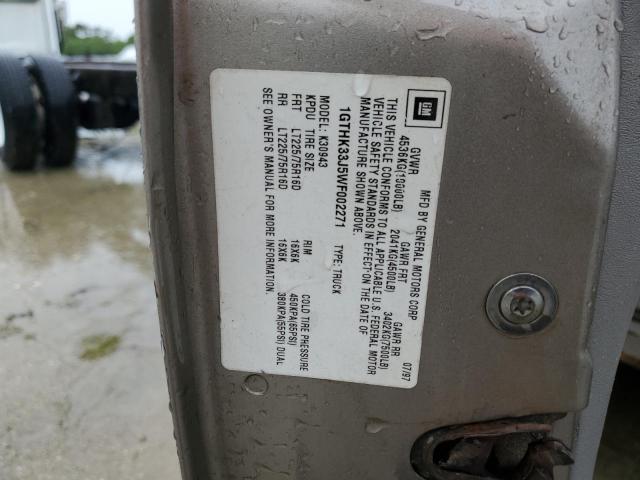 Photo 10 from auction – 1998 GMC SIERRA K35 with VIN 1GTHK33J5WF002271