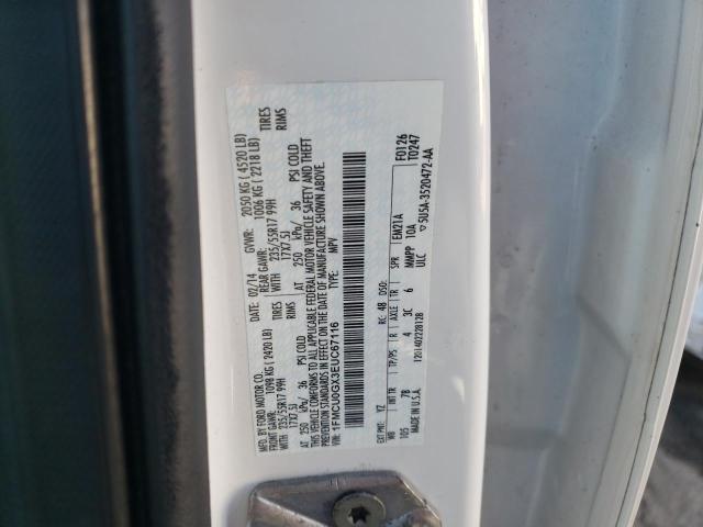 Photo 10 from auction – 2014 FORD ESCAPE SE with VIN 1FMCU0GX3EUC67116