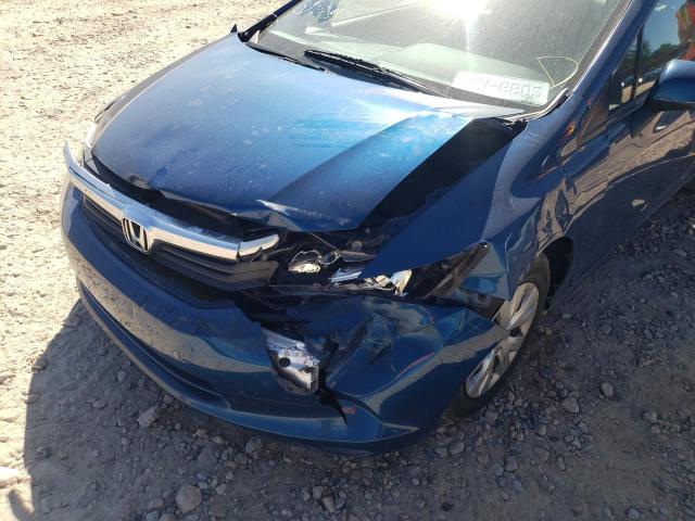 Photo 9 from auction – 2012 HONDA CIVIC LX with VIN 2HGFB2F55CH536463