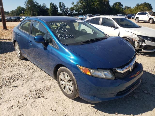 HONDA CIVIC LX 2012 with VIN 2HGFB2F55CH536463 - Photo from auction