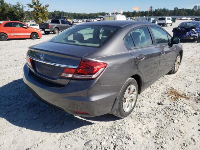 Photo 4 from auction – 2014 HONDA CIVIC LX with VIN 19XFB2F51EE026026