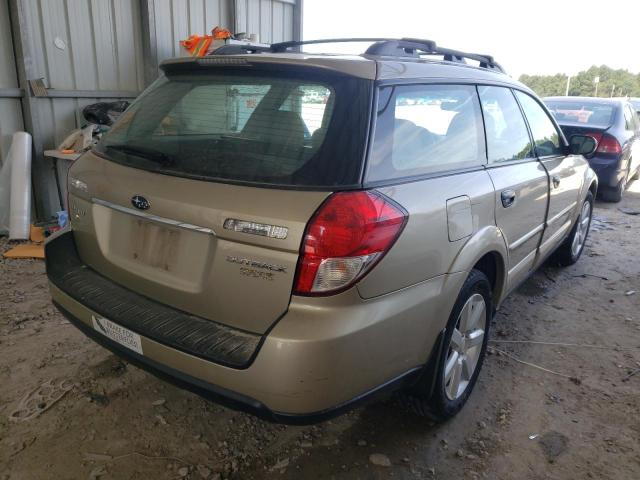 Photo 4 from auction – 2008 SUBARU OUTBACK 2. with VIN 4S4BP61C787349705