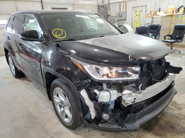 TOYOTA HIGHLANDER 2017 with VIN 5TDDZRFH3HS431398 - Photo from auction