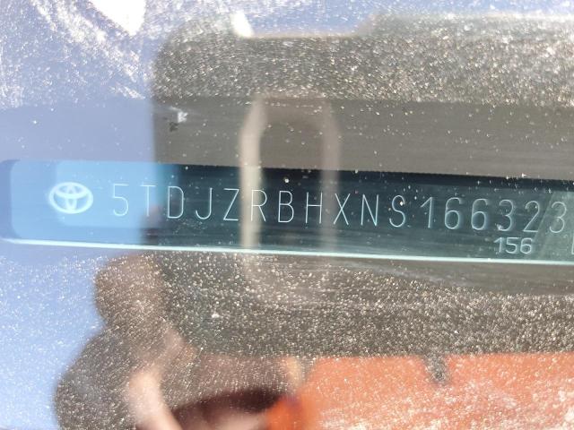Photo 10 from auction – 2022 TOYOTA HIGHLANDER with VIN 5TDJZRBHXNS166323