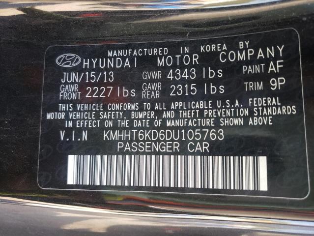 Photo 10 from auction – 2013 HYUNDAI GENESIS with VIN KMHHT6KD6DU105763