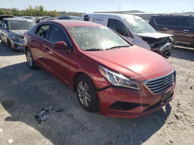 HYUNDAI SONATA SE 2016 with VIN 5NPE24AF2GH344226 - Photo from auction
