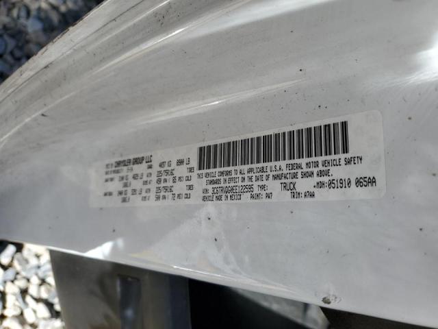 Photo 10 from auction – 2014 RAM PROMASTER with VIN 3C6TRVDG0EE122595