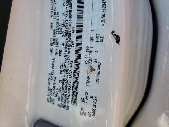 Photo 10 from auction – 2014 FORD ESCAPE TIT with VIN 1FMCU9JX2EUA73948