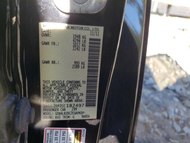 Photo 10 from auction – 2012 NISSAN ALTIMA S with VIN 1N4AL2EP2CC182497