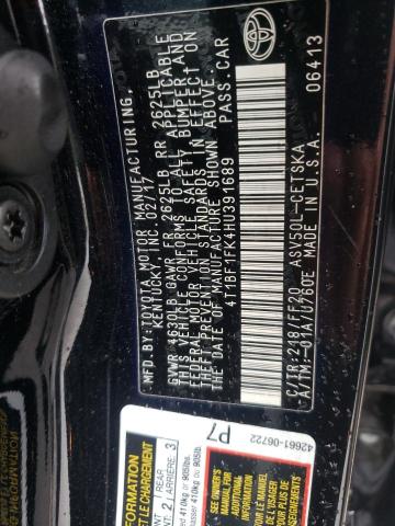 Photo 10 from auction – 2017 TOYOTA CAMRY LE with VIN 4T1BF1FK4HU391689