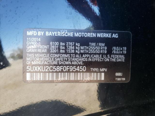 Photo 10 from auction – 2015 BMW X6 XDRIVE3 with VIN 5UXKU2C58F0F95450