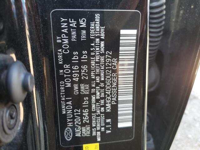 Photo 10 from auction – 2013 HYUNDAI GENESIS 3. with VIN KMHGC4DD6DU212972