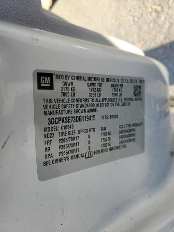 Photo 10 from auction – 2013 CHEVROLET SILVERADO with VIN 3GCPKSE73DG119415