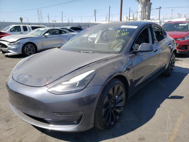 Photo 2 from auction – 2022 TESLA MODEL 3 with VIN 5YJ3E1EC6NF209324