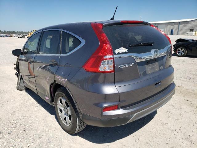 Photo 3 from auction – 2015 HONDA CR-V LX with VIN 3CZRM3H34FG714529