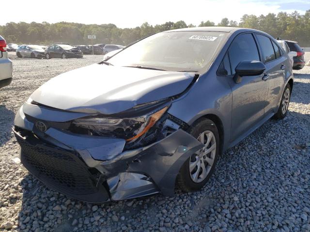 Photo 2 from auction – 2021 TOYOTA COROLLA LE with VIN JTDEPMAE4MJ122749