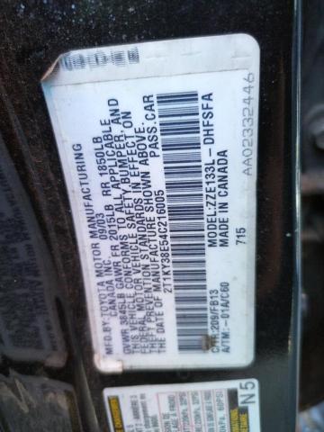 Photo 10 from auction – 2004 TOYOTA COROLLA MA with VIN 2T1KY38E54C216005