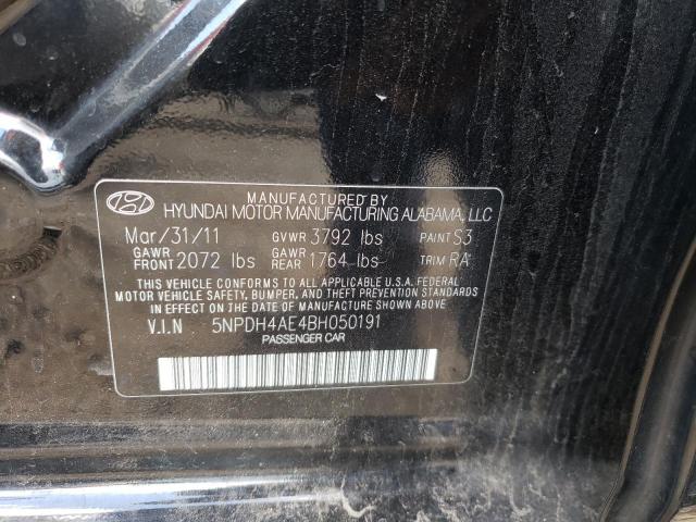 Photo 10 from auction – 2011 HYUNDAI ELANTRA with VIN 5NPDH4AE4BH050191