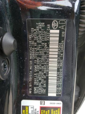 Zdjęcie 10 z aukcji – 2010 TOYOTA COROLLA BA z VIN 2T1BU4EE9AC333667