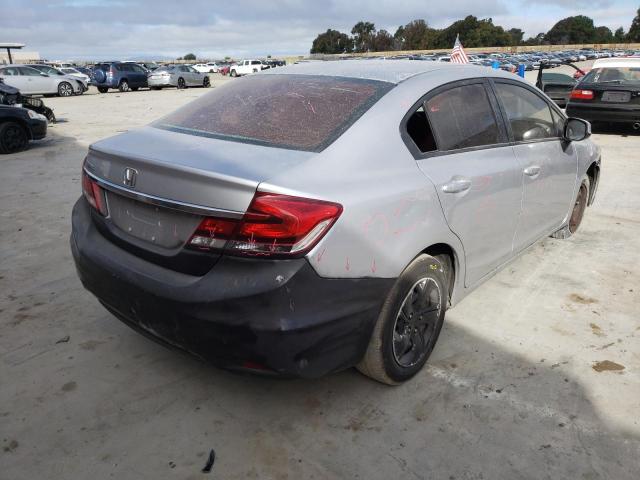 Photo 4 from auction – 2013 HONDA CIVIC LX with VIN 19XFB2F54DE204896