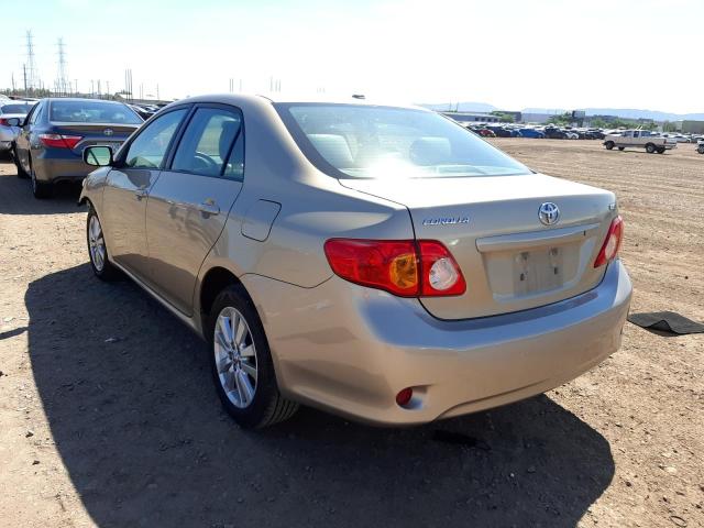 Photo 3 from auction – 2010 TOYOTA COROLLA BA with VIN 1NXBU4EE7AZ249748