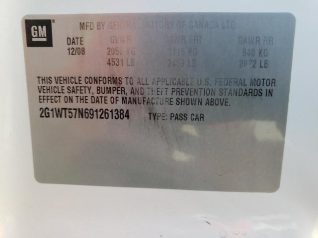 Photo 10 from auction – 2009 CHEVROLET IMPALA 1LT with VIN 2G1WT57N691261384