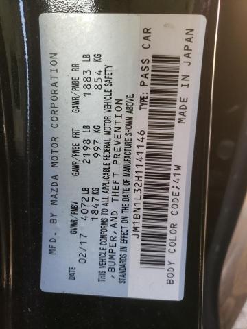 Photo 10 from auction – 2017 MAZDA 3 TOURING with VIN JM1BN1L32H1141146