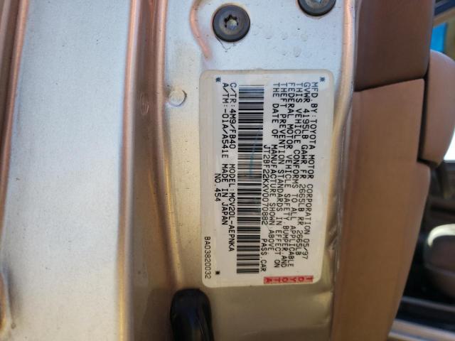 Photo 10 from auction – 1997 TOYOTA CAMRY LE with VIN JT2BF22KXV0070882