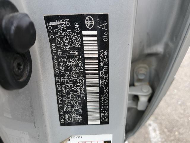 Photo 10 from auction – 2007 TOYOTA COROLLA CE with VIN JTDBR32E870123919