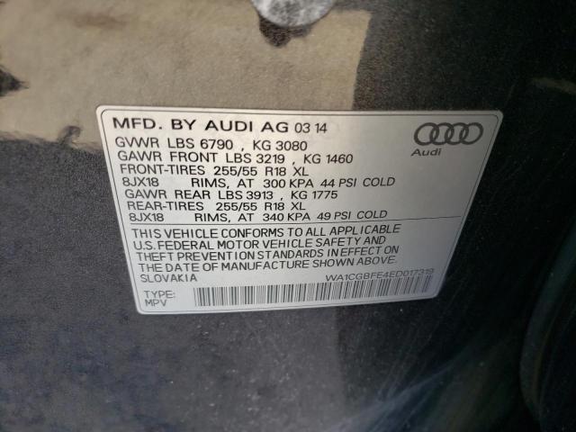 Photo 10 from auction – 2014 AUDI Q7 PREMIUM with VIN WA1CGBFE4ED017319