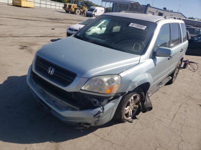 Photo 2 from auction – 2003 HONDA PILOT EXL with VIN 2HKYF18573H581463