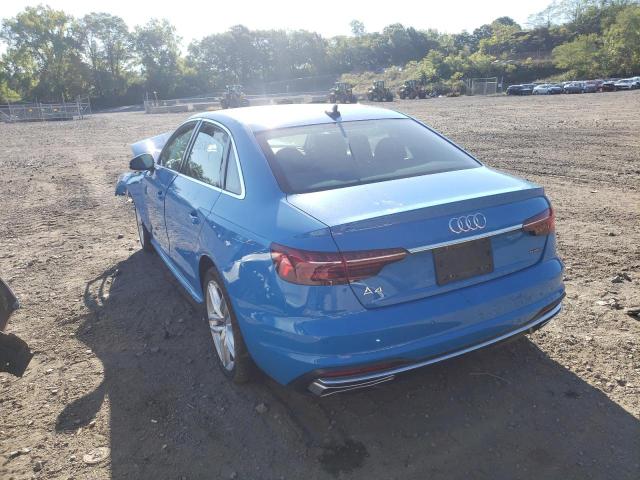 Photo 3 from auction – 2022 AUDI A4 PREMIUM with VIN WAUEAAF47NN011183