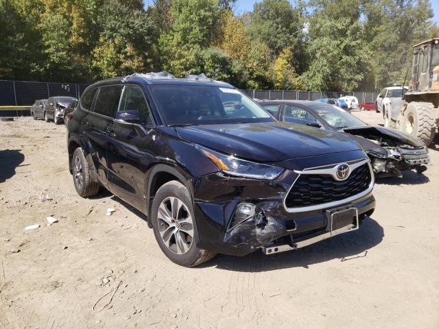 TOYOTA HIGHLANDER 2021 with VIN 5TDGZRBH6MS144828 - Photo from auction