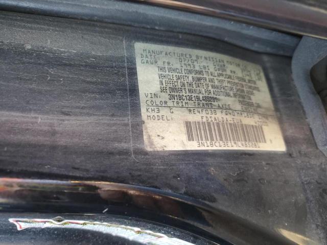 Photo 10 from auction – 2009 NISSAN VERSA S with VIN 3N1BC13E19L485281