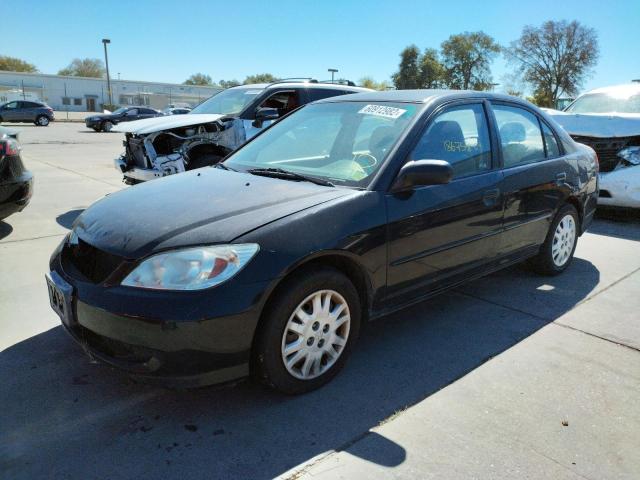 Photo 2 from auction – 2004 HONDA CIVIC LX with VIN 2HGES16574H507635