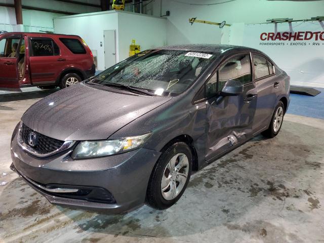Photo 2 from auction – 2013 HONDA CIVIC LX with VIN 19XFB2F55DE232416