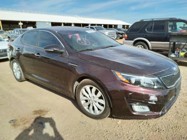 KIA OPTIMA LX 2014 with VIN 5XXGM4A76EG326655 - Photo from auction
