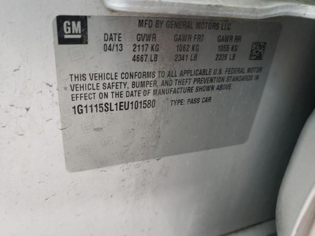 Photo 10 from auction – 2014 CHEVROLET IMPALA LT with VIN 1G1115SL1EU101580