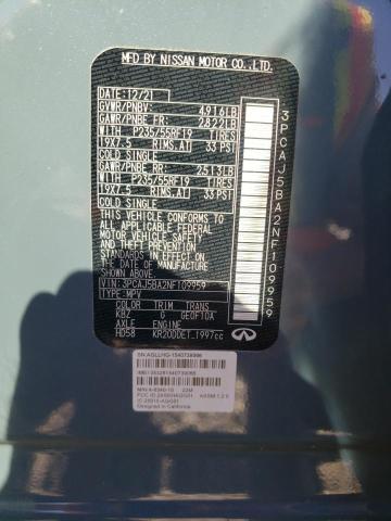 Photo 10 from auction – 2022 INFINITI QX50 LUXE with VIN 3PCAJ5BA2NF109959