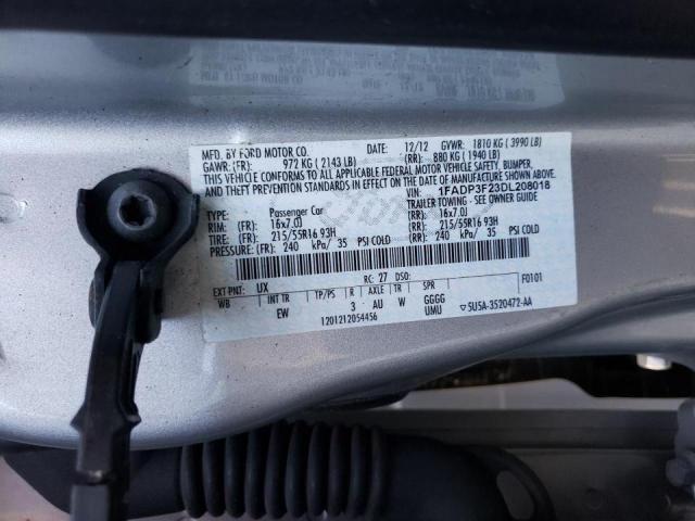 Photo 10 from auction – 2013 FORD FOCUS SE with VIN 1FADP3F23DL208018