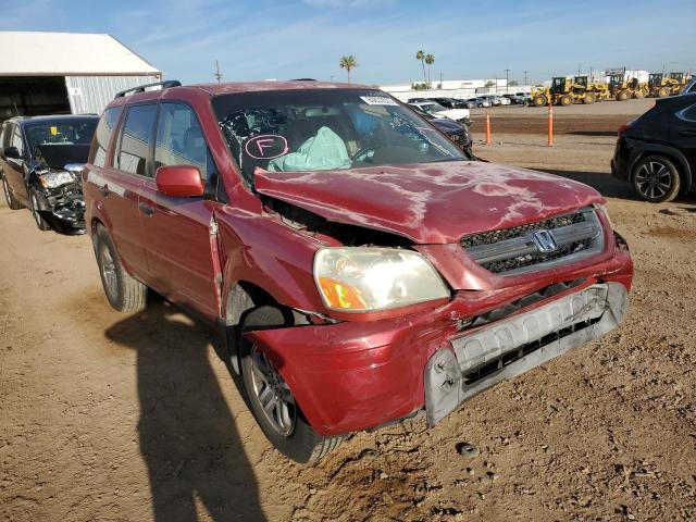 Photo 1 from auction – 2004 HONDA PILOT EXL with VIN 2HKYF18504H515449