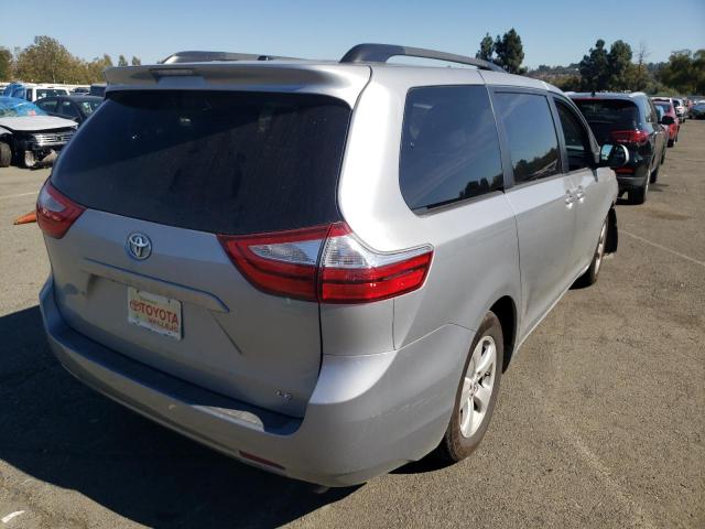 Photo 4 from auction – 2016 TOYOTA SIENNA LE with VIN 5TDKK3DC0GS726568