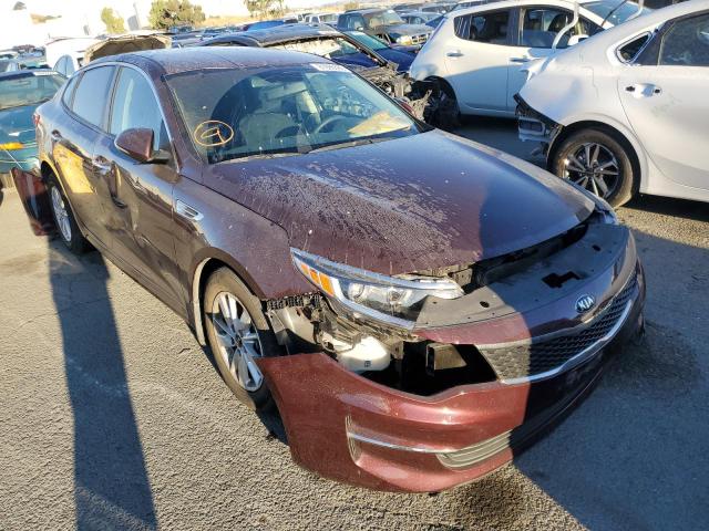 KIA OPTIMA LX 2016 with VIN 5XXGT4L32GG088738 - Photo from auction