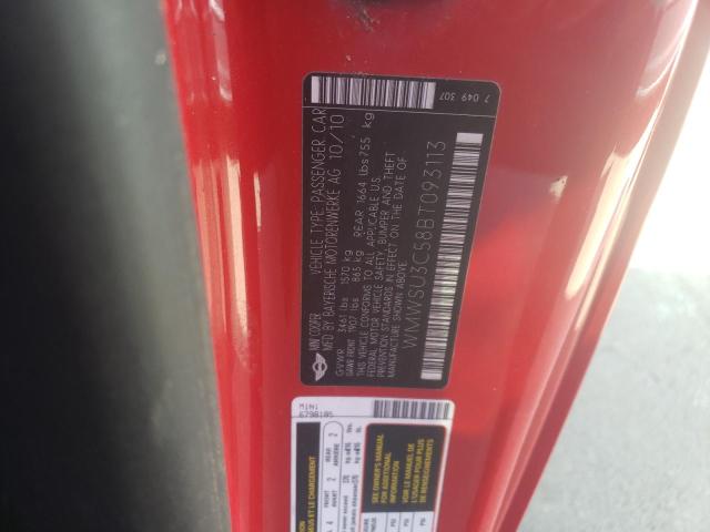 Photo 10 from auction – 2011 MINI COOPER with VIN WMWSU3C58BT093113